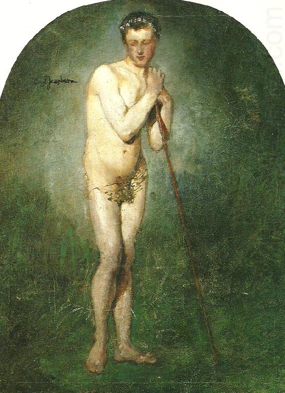 Ernst Josephson Staende naken yngling china oil painting image